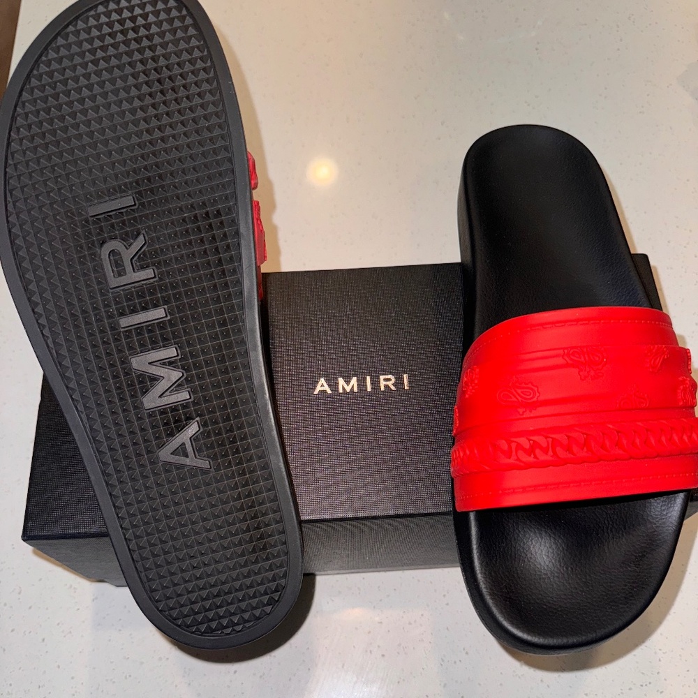 Brand New Amiri Slides Size 11